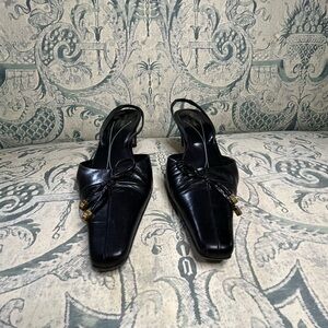 Elegant Kate Spade Black Women's Slingback Shoes